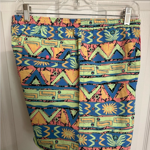 Patagonia Men's Baggies Shorts 5” High Hopes Geo: Salamander Green - Picture 3 of 6